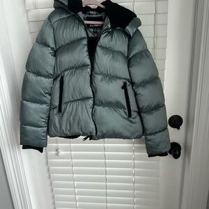 Sam Edelman Metallic Puffer Jacket